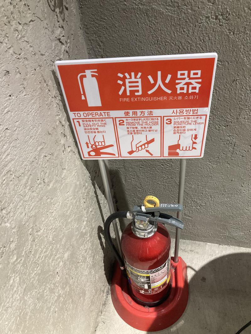 MONSTER WORK & SAUNAの安全への取り組み写真