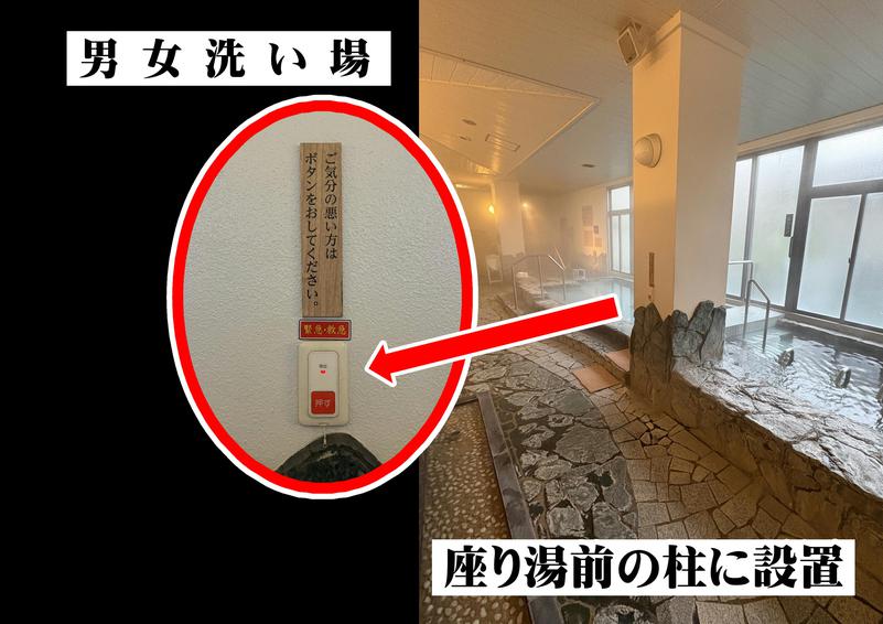 源泉掛け流し温泉久留米 游心の湯の安全への取り組み写真