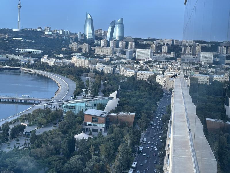 ヒルトン バクー 館内からの眺め