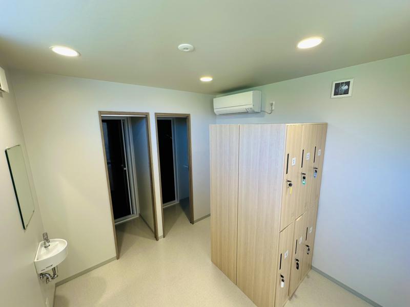 THE TRAILERHOUSE VILLAGE 大牟田 SPA 共用シャワー室完備