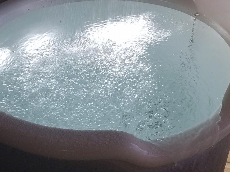 ニッポニア高原宿 夢海月(貸切サウナ&露天風呂) 熱を一気にリセットする水風呂