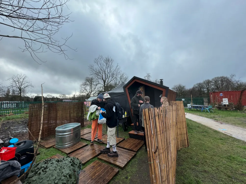 Hive Sauna 面白い形のサウナ