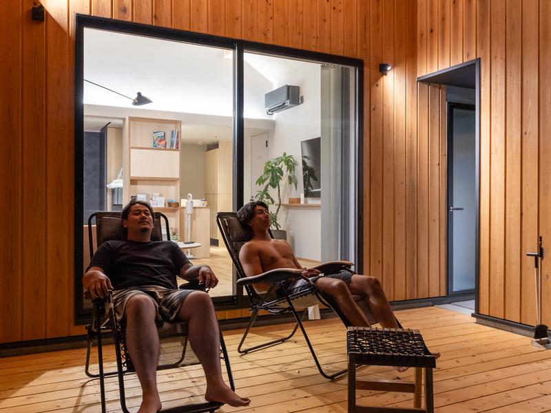 結ノ旅宿[OTO音灯] 外気浴