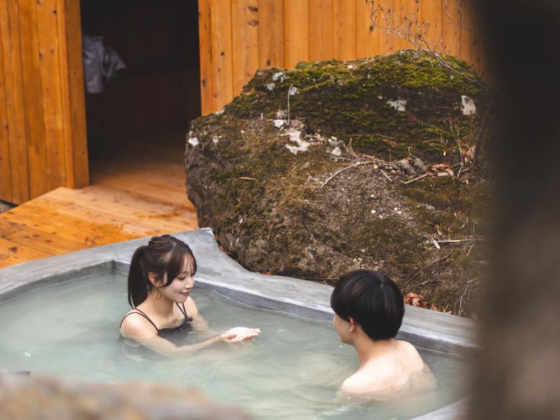Earthboat Nasu 宿泊者が利用できる貸切露天風呂