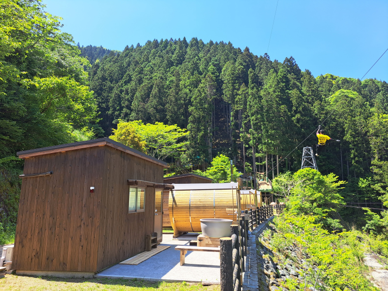 祖谷ふれあい公園プライベートサウナ サウナ外観