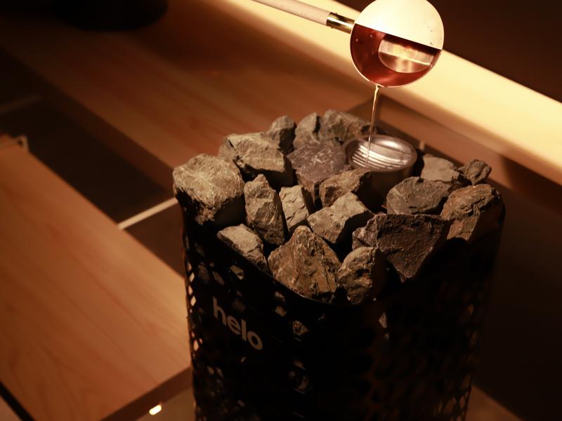 Edge sauna 9 Shirakawa Fukushima HELOの電気サウナヒーター