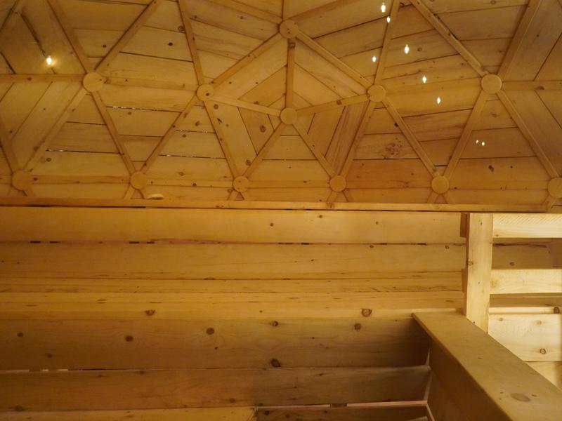 Kayun Icebath Lounge by Bali Sauna Paradise ドームで熱が回る室内