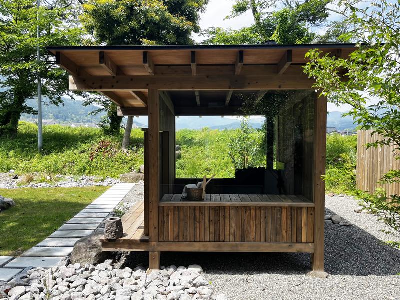 COCO VILLA 湯布院 サウナ外観