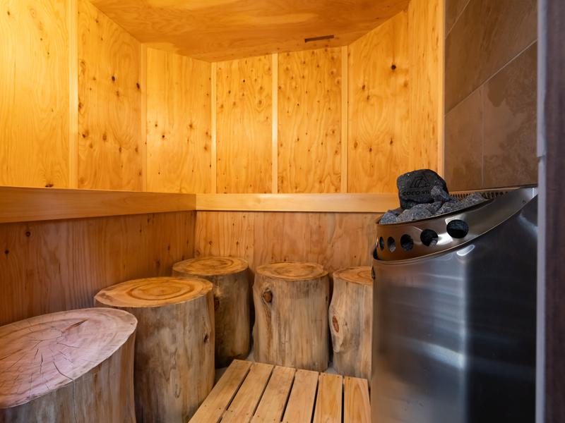 COCO VILLA 軽井沢 サウナ内装