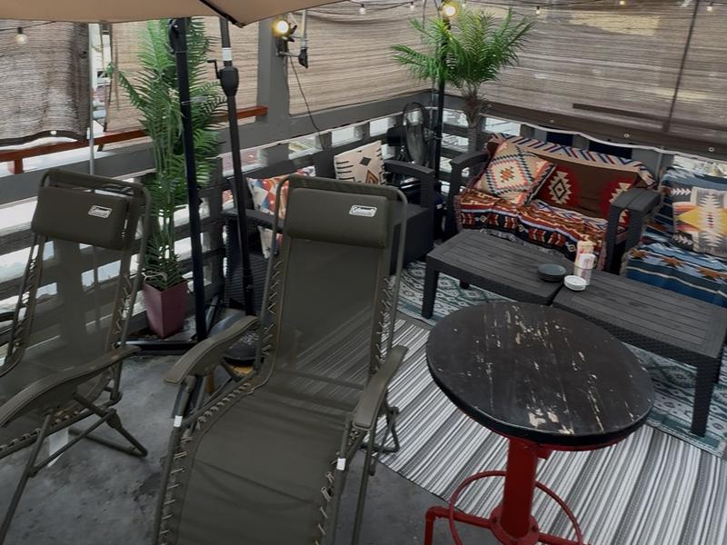 那覇パラダイス 外気浴スペース