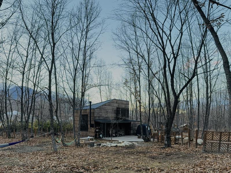 uto woods&cabin 冬の森