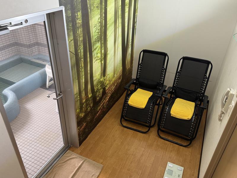 湯らん銭旭川店[家族風呂・貸切風呂] 脱衣and整いスペース