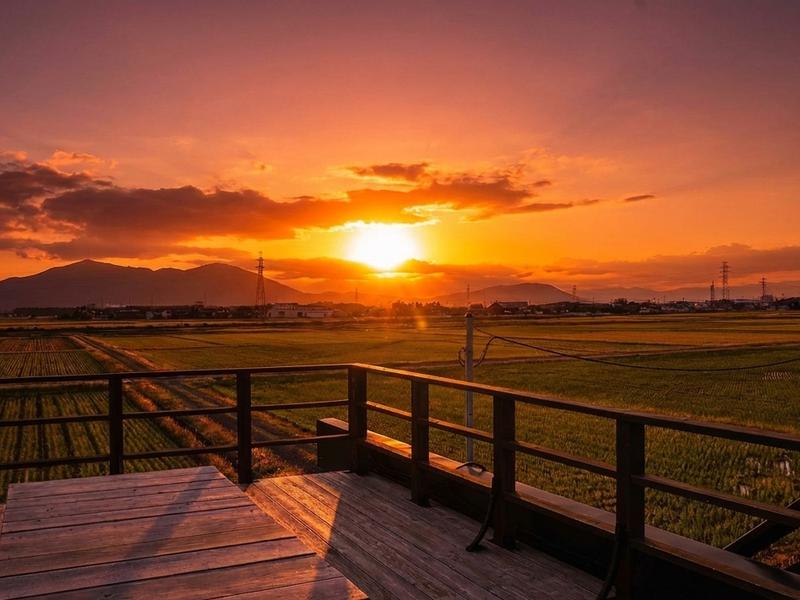 ARSサウナ 【夕方の景色】ここでの「ととのい」は、景色と一体になる感覚そのもの