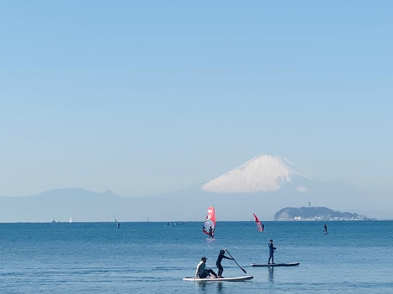 SHONAN BEACH SAUNA (湘南ビーチサウナ) 天気が良ければ富士山も見えます!