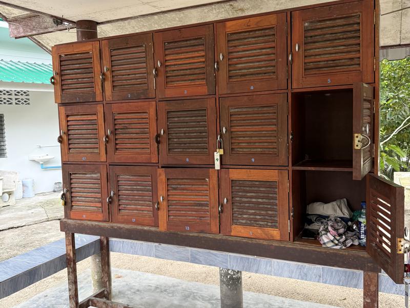 Wat Pho Steam sauna ロッカー南京錠を借ります