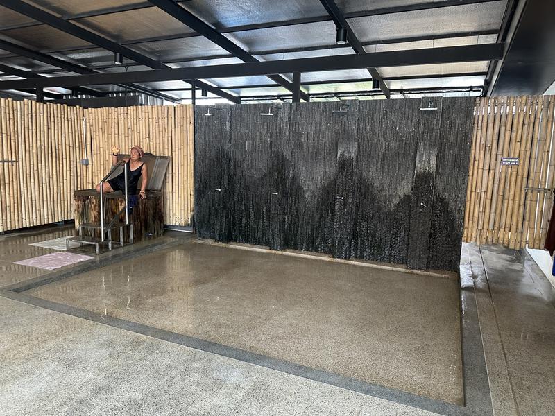 The Oasis Sauna アイスバス、シャワー