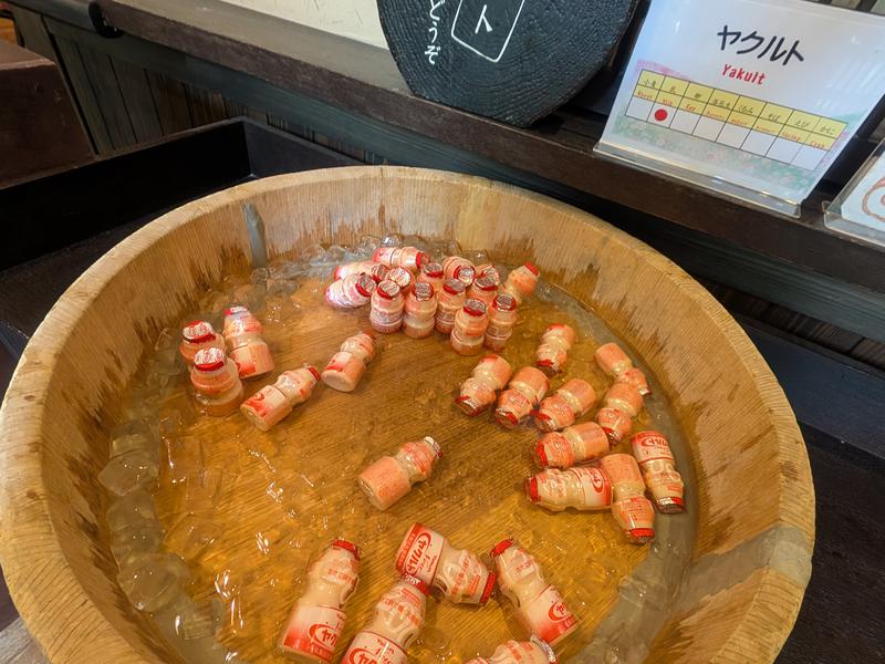 お宿 木の葉 共立リゾート朝のヤクルト飲み放題