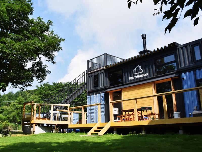 HAKOIRI SAUNA 宿泊棟。サウナ後の楽しみの1つ。