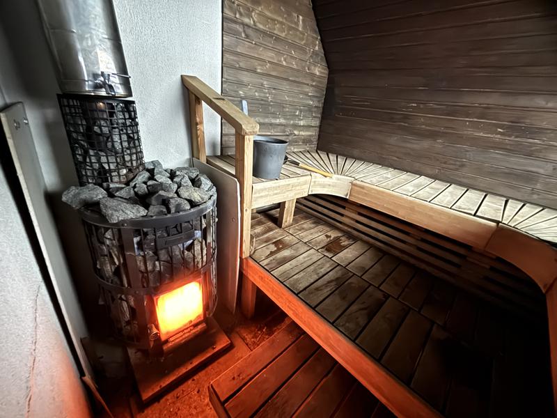 Helsinki Soutustadion Sauna サ室