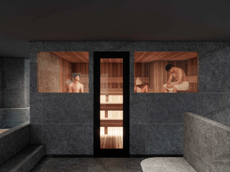 sauna KOHAKU バスルーム