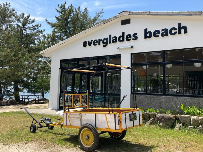 エバーグレイズビーチ everglades beach - cafe and grill カフェ内のゲームや、遊び道具も利用できる！