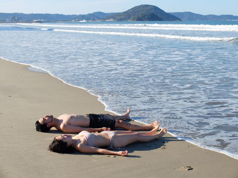 虹の松原ホテル The Beach 外気浴