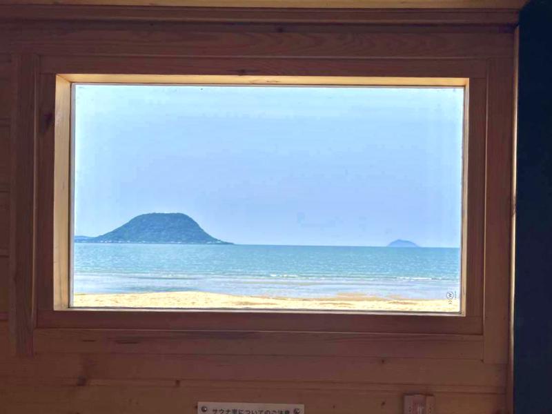虹の松原ホテル The Beach 室内からの景色