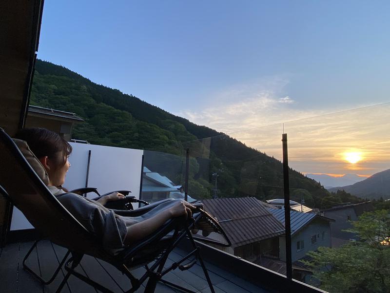 天空のサウナ 梅の屋リゾート 松川館 外気浴