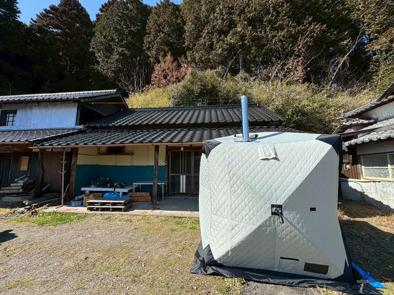エコビレッジ地球人村 (安心院町) 古民家にテントサウナ