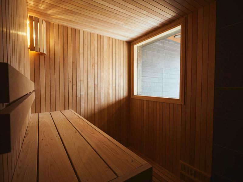 COCO VILLA 北軽井沢 01 サウナ内装