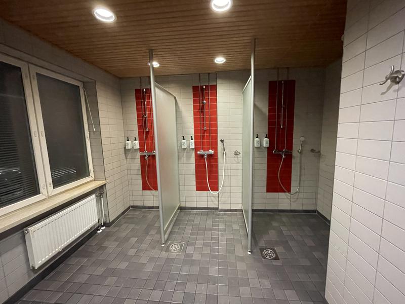 Scandic Kouvola シャワーエリア
