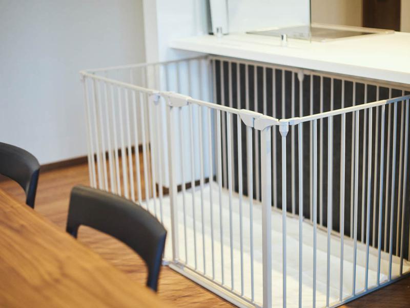 COCO VILLA 北軽井沢 02-Dog Stay ワンちゃんのケージ