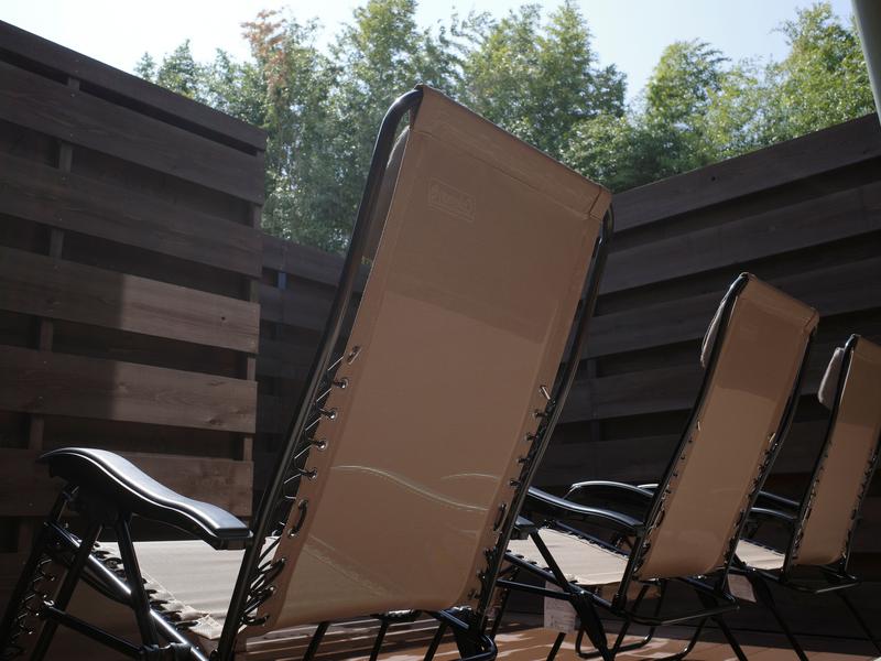 JUNGRING SAUNA 青空と竹林