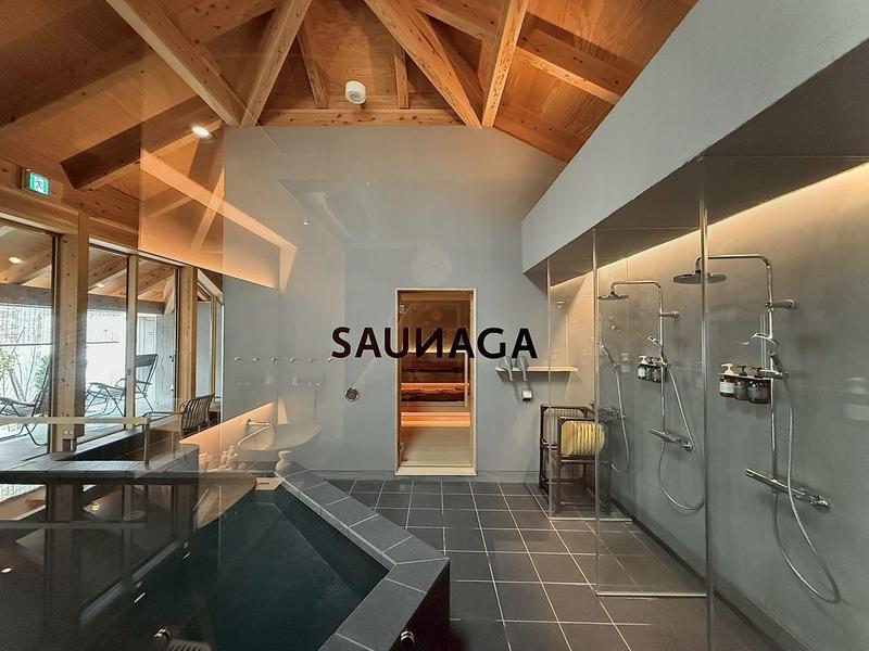 SAUNAGA サウナ室入り口
