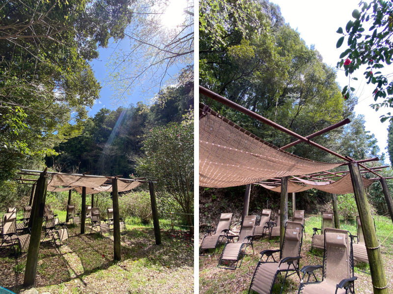 鷲沢サウナ 外気浴