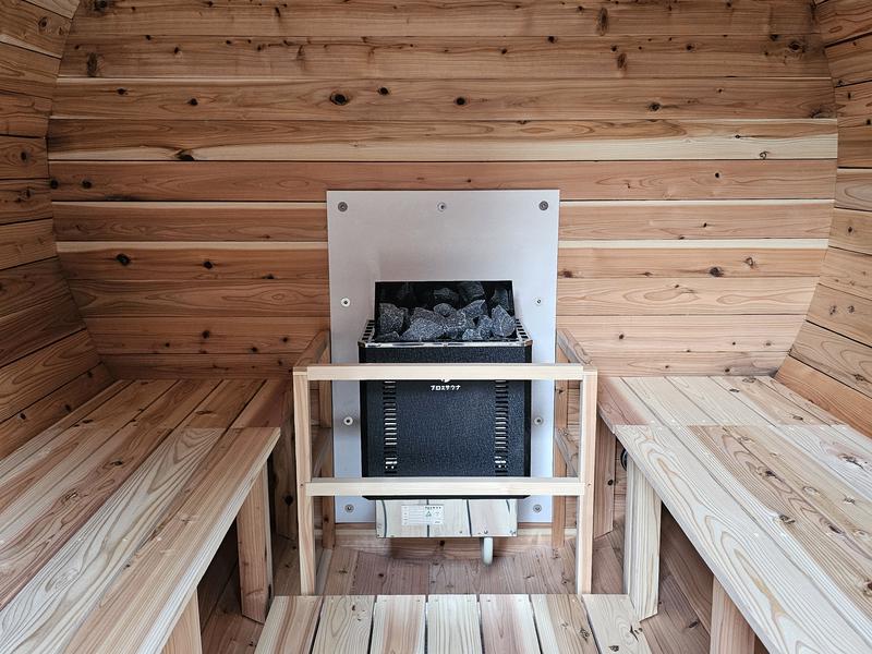 山藤サウナ ブロスサウナの電気ヒーター