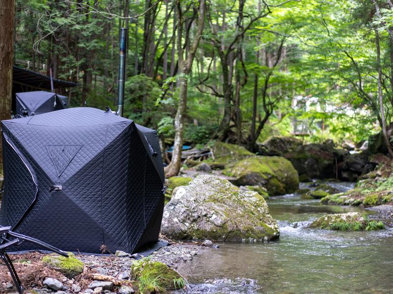 テントサウナ 奥茶屋キャンプ場 写真