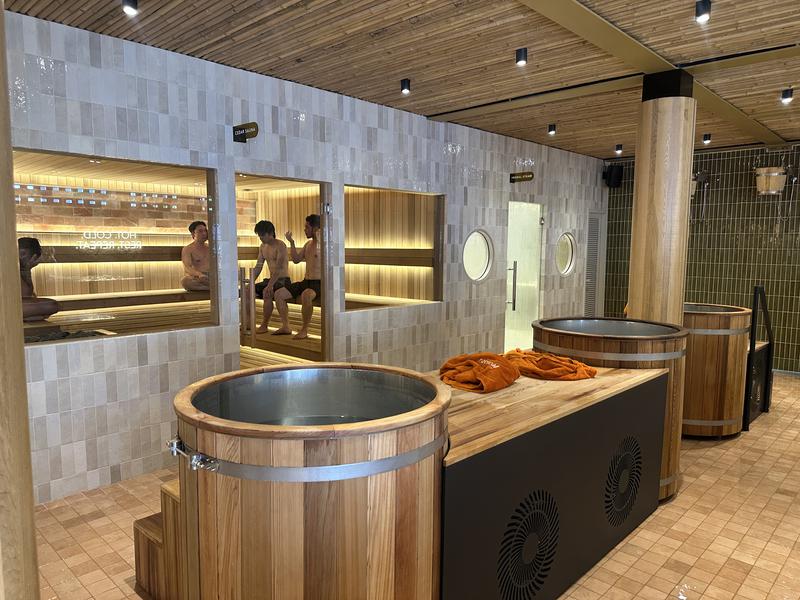Revival Social Sauna メインサウナ