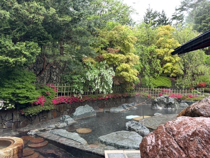 地蔵温泉 十福の湯 メトスiki 迫力のタワーストーブ（右側・息吹サウナ）
