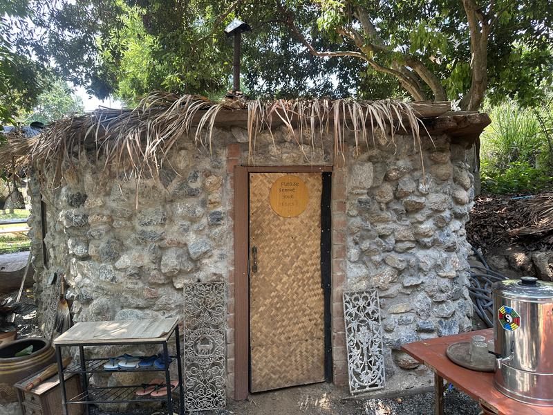 Harmony Retreat Chiang Mai サウナ室入り口