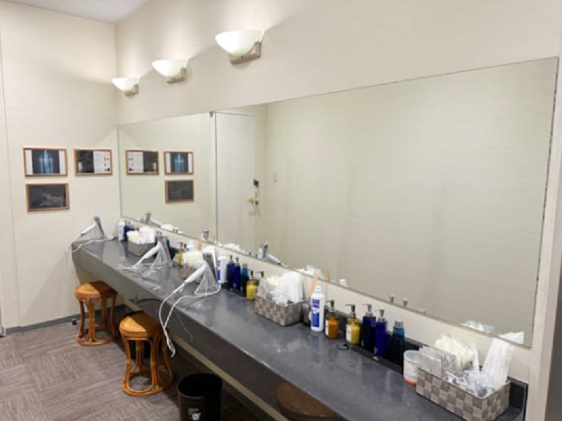 スパリゾートリブマックス 天然温泉 森の泉 パウダールーム