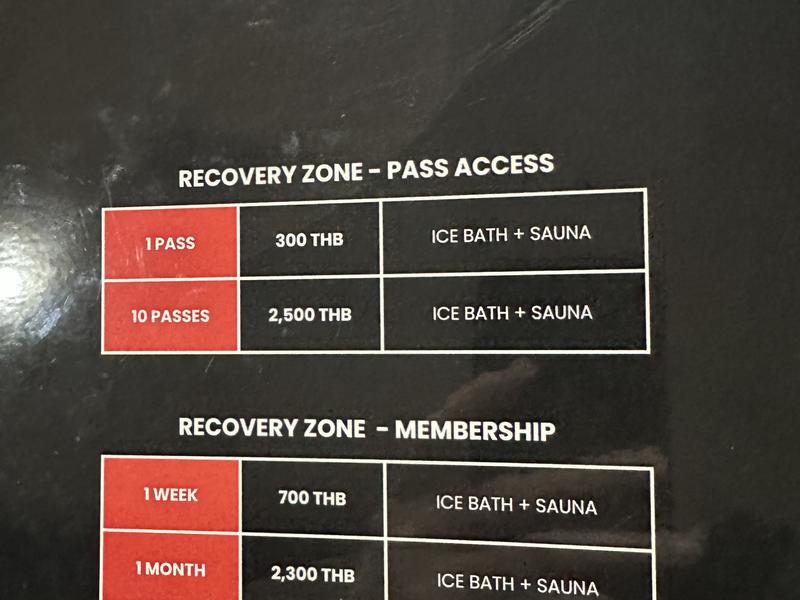 Evermist Spa 料金表