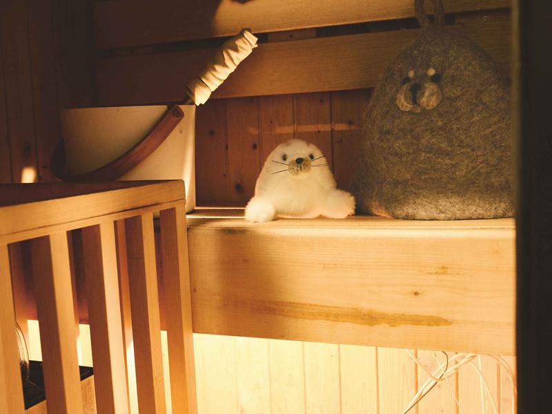 BANANA POSE GYM&SAUNA(旧サトレ) サ室です。ストーブ裏に吸気口アリ。酸素が多く息がしやすいです。スタッフあざらしのまかないサウナです。