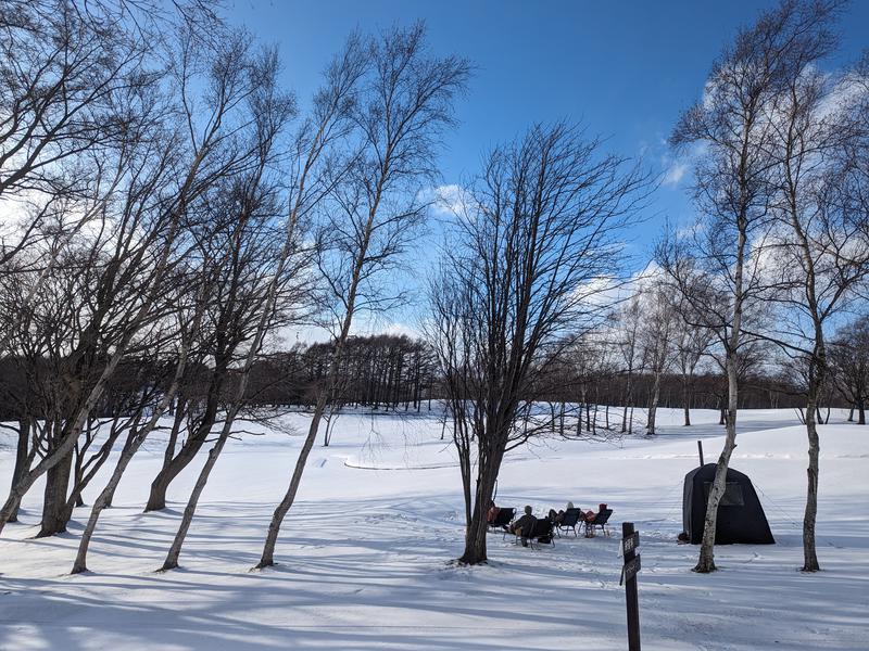 冬のテントサウナ「SNOWY」in 北広島 誰もいない雪原の中で楽しめます