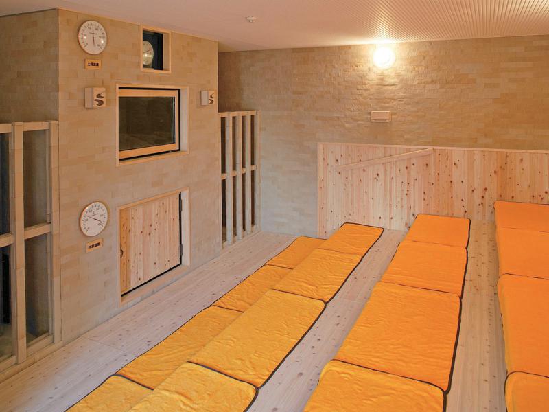 極楽湯 羽生温泉 熱汗房(サウナ室)