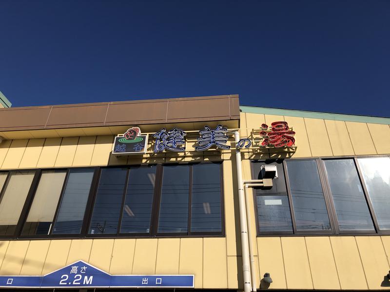 どうもチャンコです。さんの越谷健美の湯のサ活写真