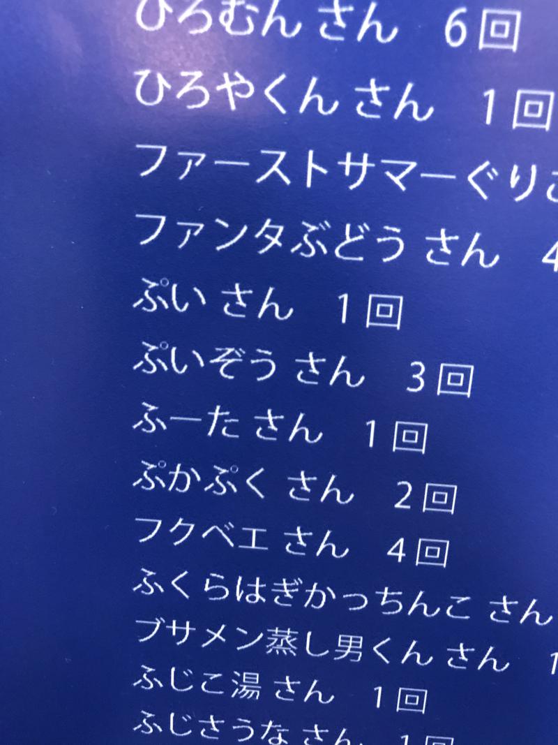 ふーたさんの湯乃泉 草加健康センターのサ活写真