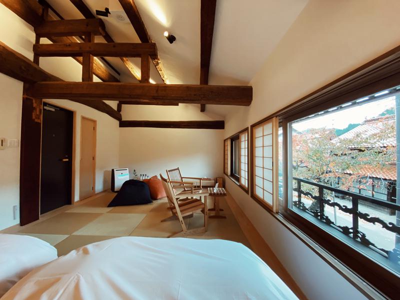 滝つぼテントサウナ@新庄宿 須貝邸 客室（桜並木を望む部屋）