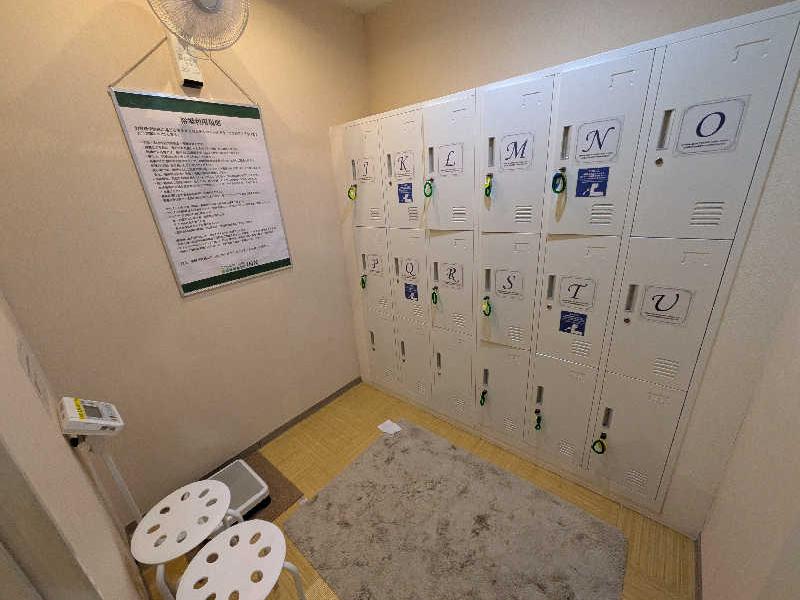 カプセルホテル ザ・イン 脱衣所