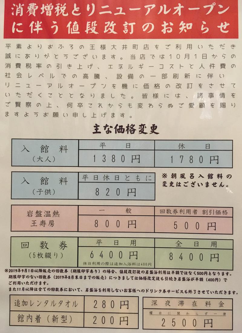 オッチョさんのサ活 おふろの王様 大井町店 品川区 24回目 サウナイキタイ